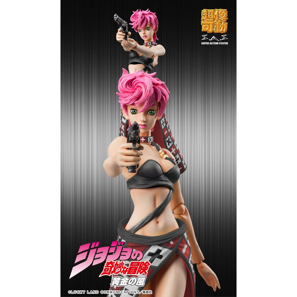 Immagine del prodotto JoJo's Bizarre Adventure Parte 5 Super Action Action Figure Trish Una Black Ver. 15 cm