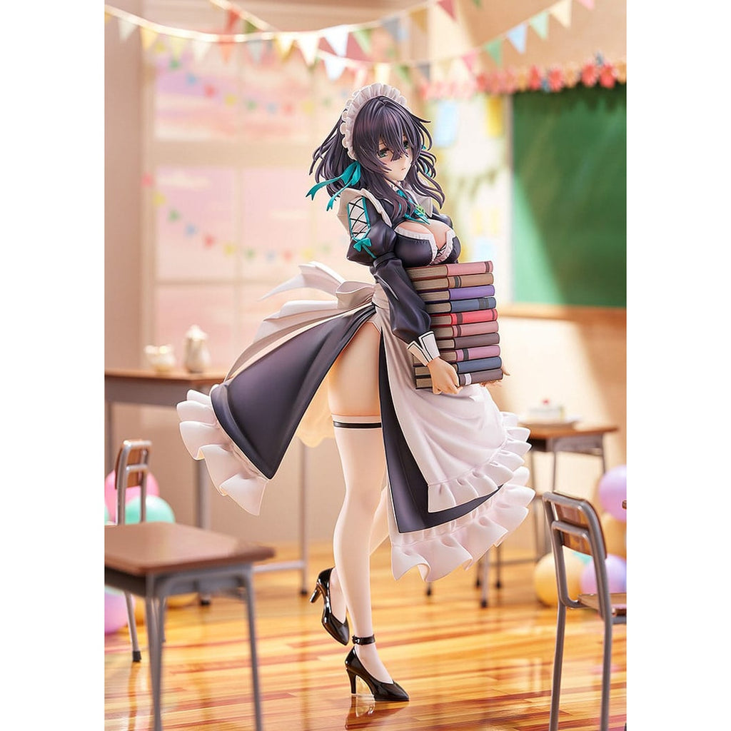 Immagine del prodotto Statua PVC Illustrazione Originale 1/6 Maid Maison Hanikami Kanojo Hikage Chigami Illustrazione di Piromizu 28 cm