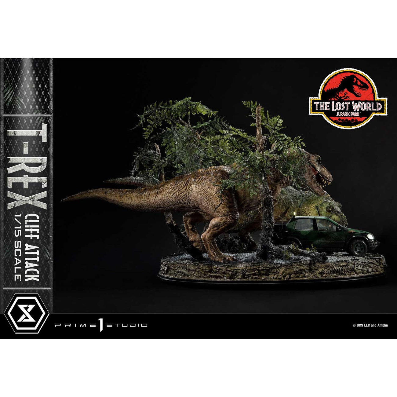 Product image Jurassic World: The Lost World Statue 1/15 T-Rex Cliff Attack 53 cm