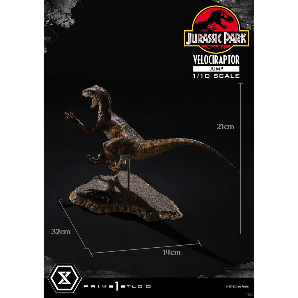 Product image Jurassic Park Prime Collectibles Statue 1/10 Velociraptor Jump 21 cm