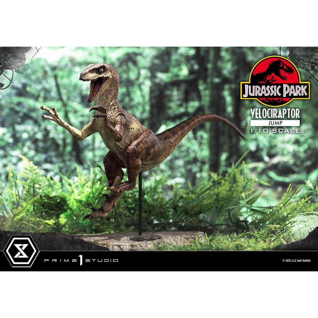 Product image Jurassic Park Prime Collectibles Statue 1/10 Velociraptor Jump 21 cm