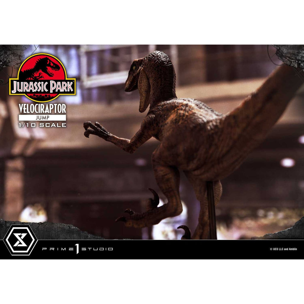 Product image Jurassic Park Prime Collectibles Statue 1/10 Velociraptor Jump 21 cm