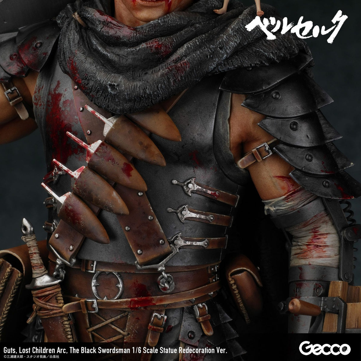 Immagine del prodotto Berserk Statua 1/6 Guts Lost Children Arc The Black Swordsman Redecoration Ver. 38 cm