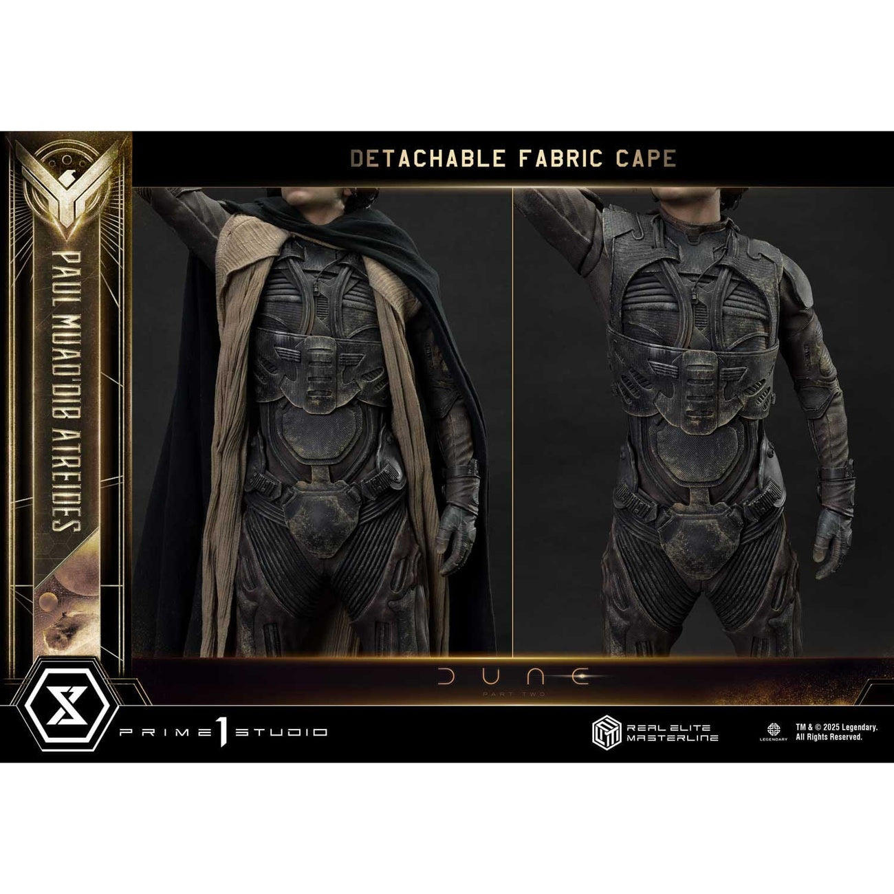 Immagine del prodotto Dune: Parte Due Real Elite Masterline Series Statua 1/3 Paul Atreides 90 cm