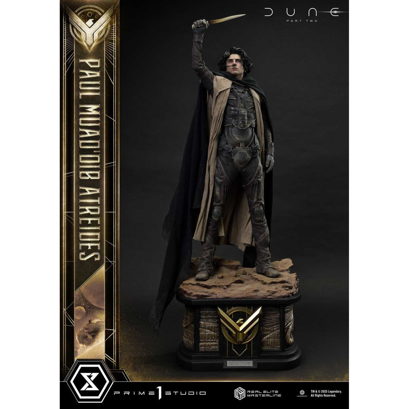 Immagine del prodotto Dune: Parte Due Real Elite Masterline Series Statua 1/3 Paul Atreides 90 cm