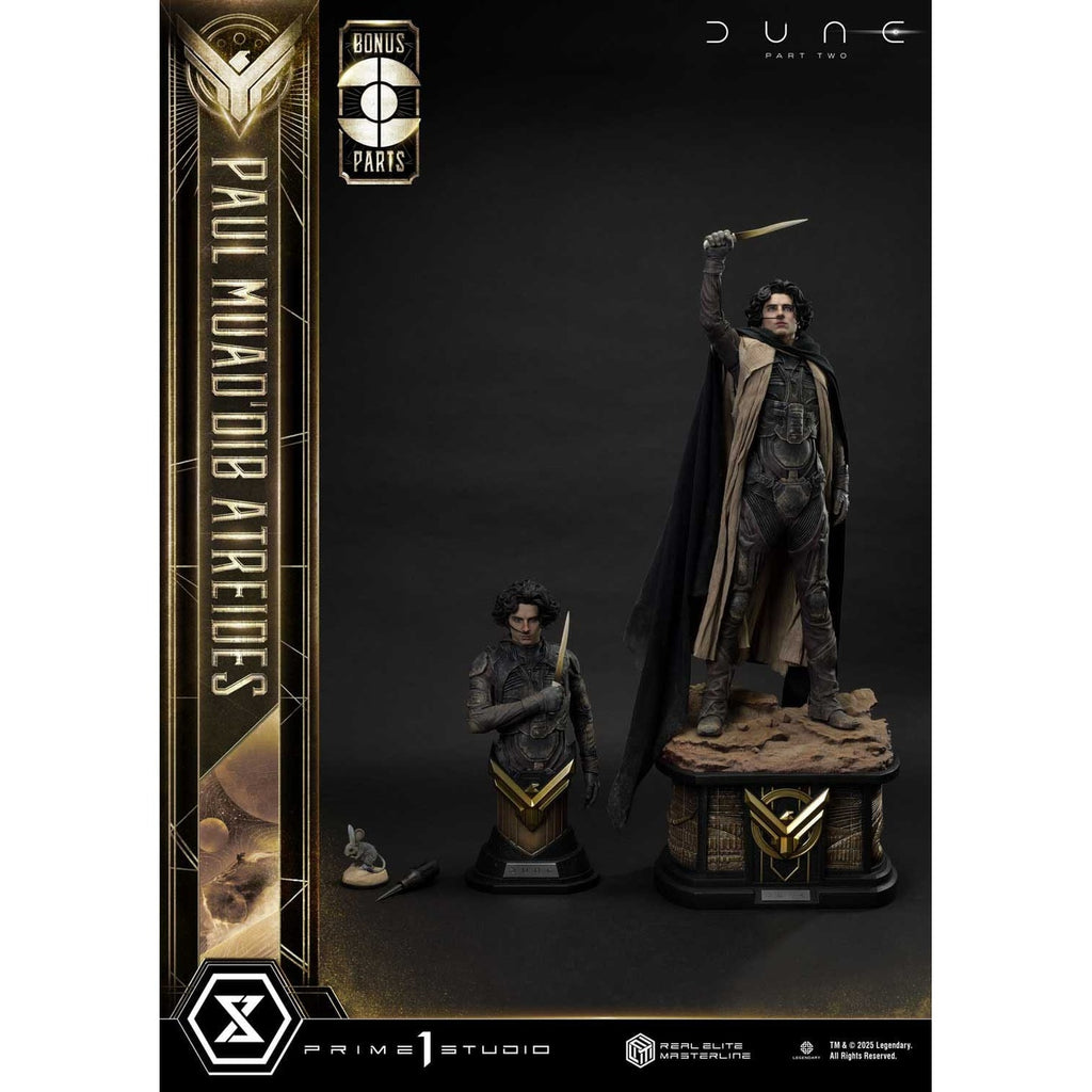 Immagine del prodotto Dune: Parte Due Statua Real Elite Masterline Series 1/3 Paul Atreides Ultimate Bonus Version 90 cm