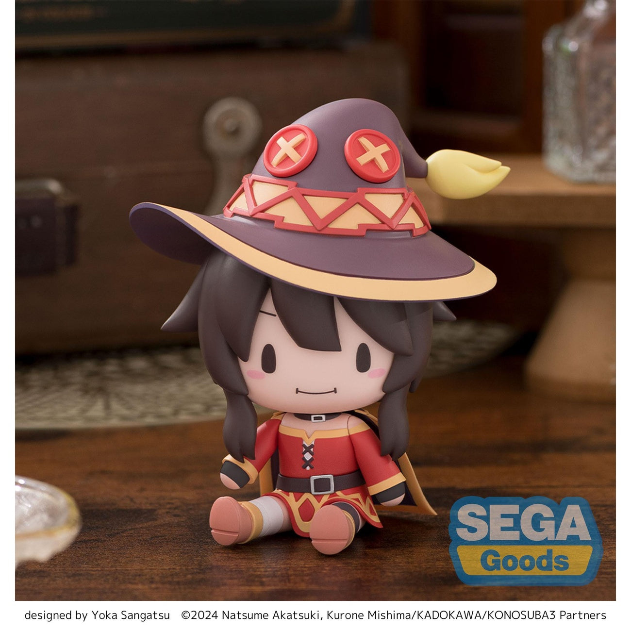 Immagine del prodotto Konosuba: God's Blessing on This Wonderful World! 3 figure Fuwa Petit Chibi Megumin 10 cm