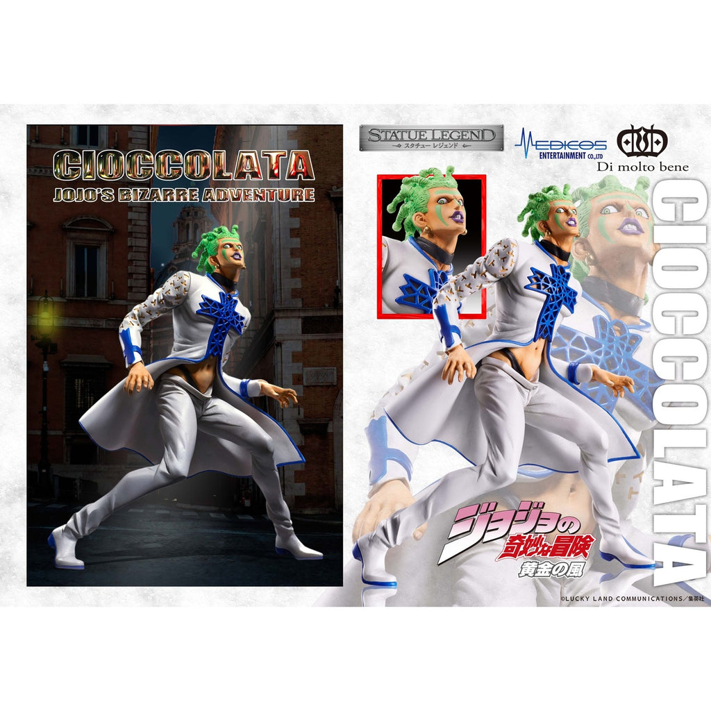 Immagine del prodotto JoJo's Bizarre Adventure Parte 5 Golden Wind Statua Legend in PVC Cioccolata 17 cm