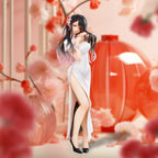 Product image Original Illustration PVC Statue Mai Okuma Illustration Healing-Type White Chinese Dress Lady 26 cm