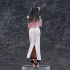 Product image Original Illustration PVC Statue Mai Okuma Illustration Healing-Type White Chinese Dress Lady 26 cm