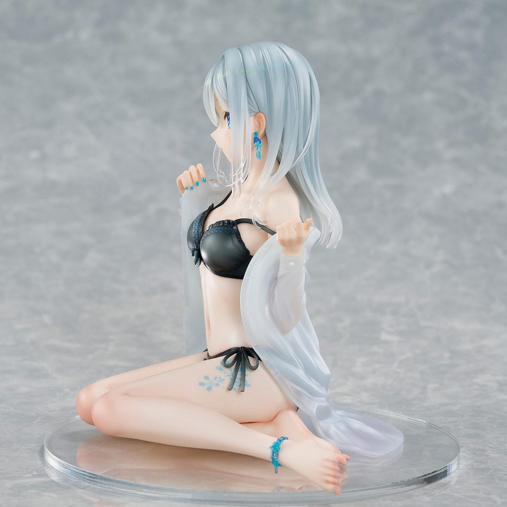 Immagine del prodotto Personaggio originale Statua in PVC 1/7 Silver-Haired Girl Sky Blue Morning Special Outfit Ver. da illustrazione di Fuumi 16 cm