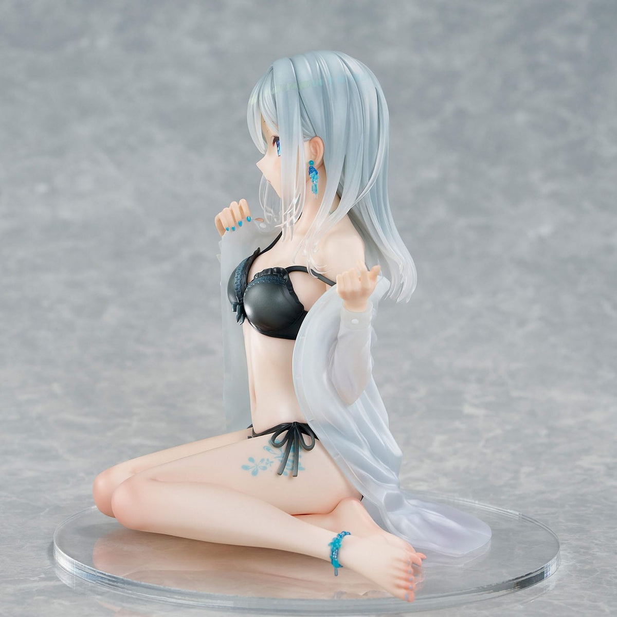Immagine del prodotto Personaggio originale Statua in PVC 1/7 Silver-Haired Girl Sky Blue Morning Special Outfit Ver. da illustrazione di Fuumi 16 cm