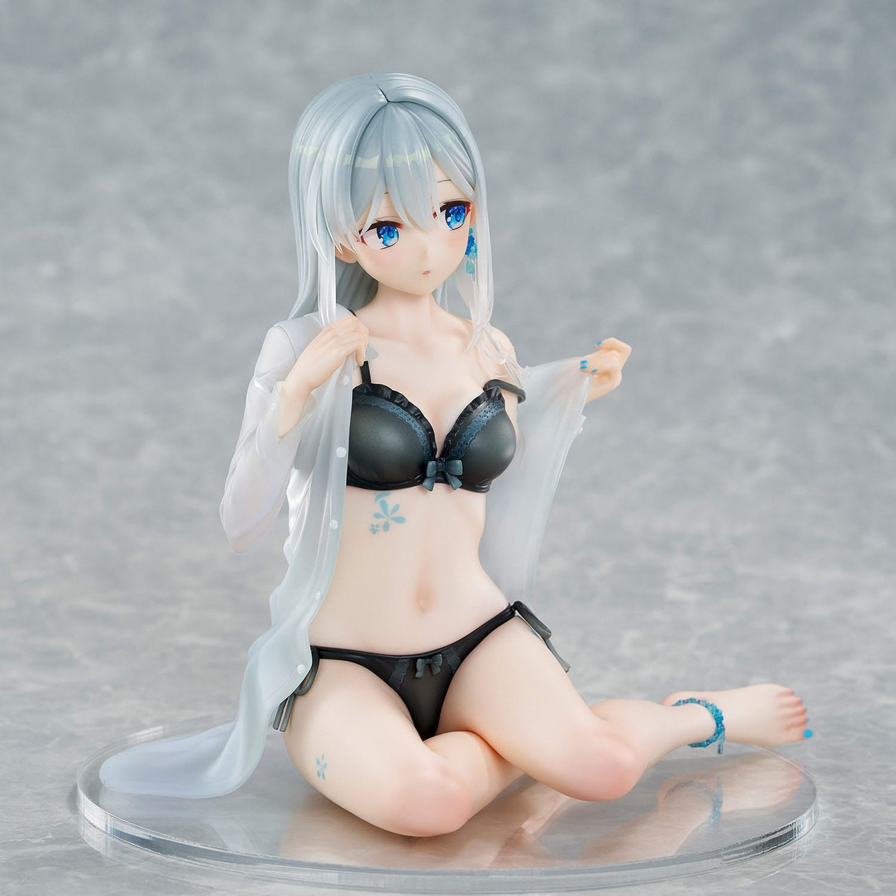 Immagine del prodotto Personaggio originale Statua in PVC 1/7 Silver-Haired Girl Sky Blue Morning Special Outfit Ver. da illustrazione di Fuumi 16 cm