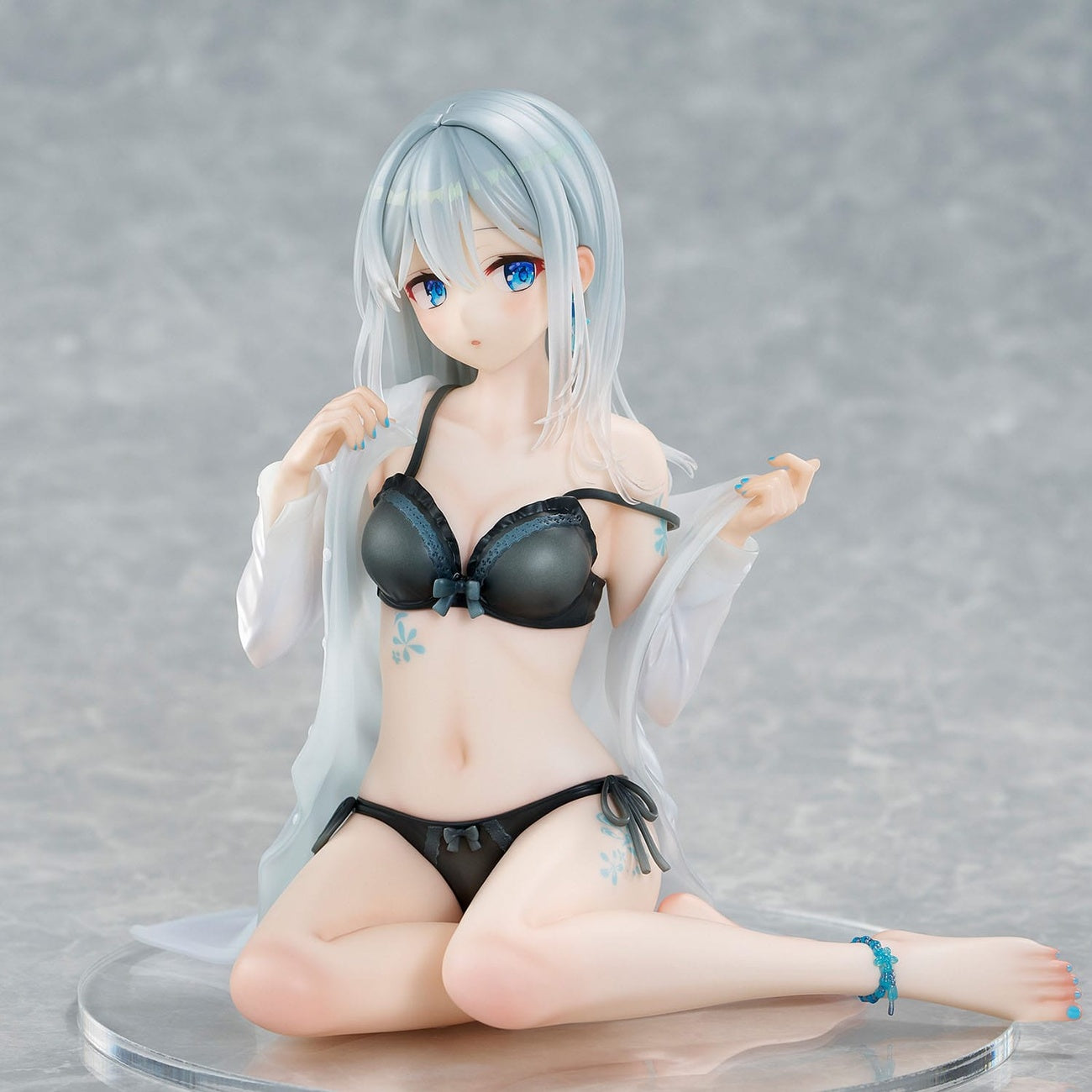 Immagine del prodotto Personaggio originale Statua in PVC 1/7 Silver-Haired Girl Sky Blue Morning Special Outfit Ver. da illustrazione di Fuumi 16 cm