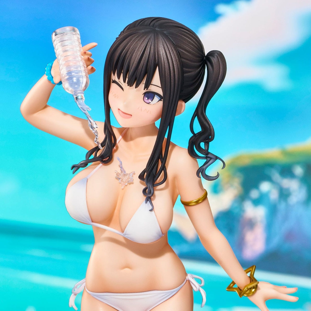 Product image Original Illustration PVC Statue Kaede Illustration Miyuki Sasaki Summer Cloud White Bikini Ver. 25 cm