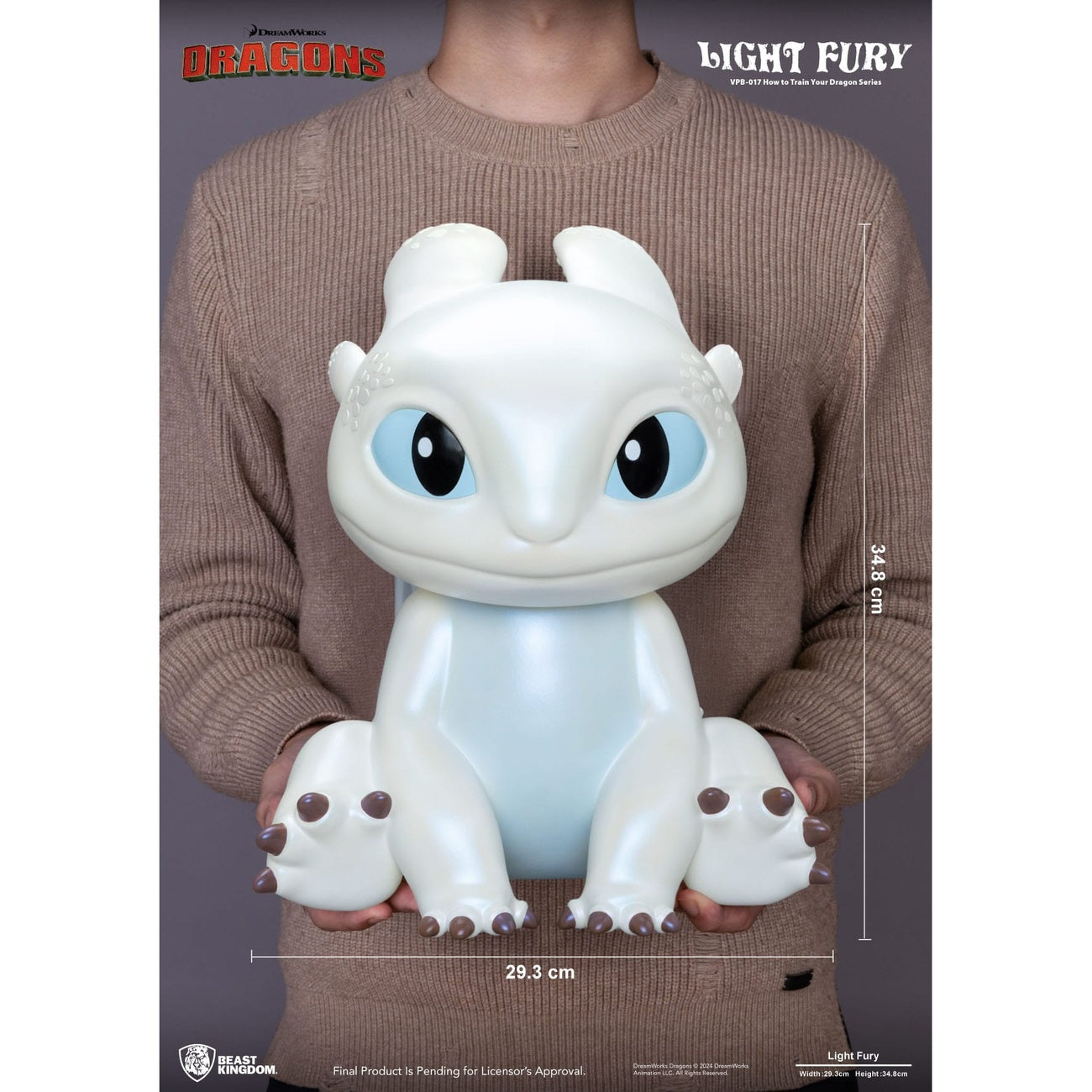 Product image How to Train Your Dragon Functional Figure Money Box Light Fury 35 cm
