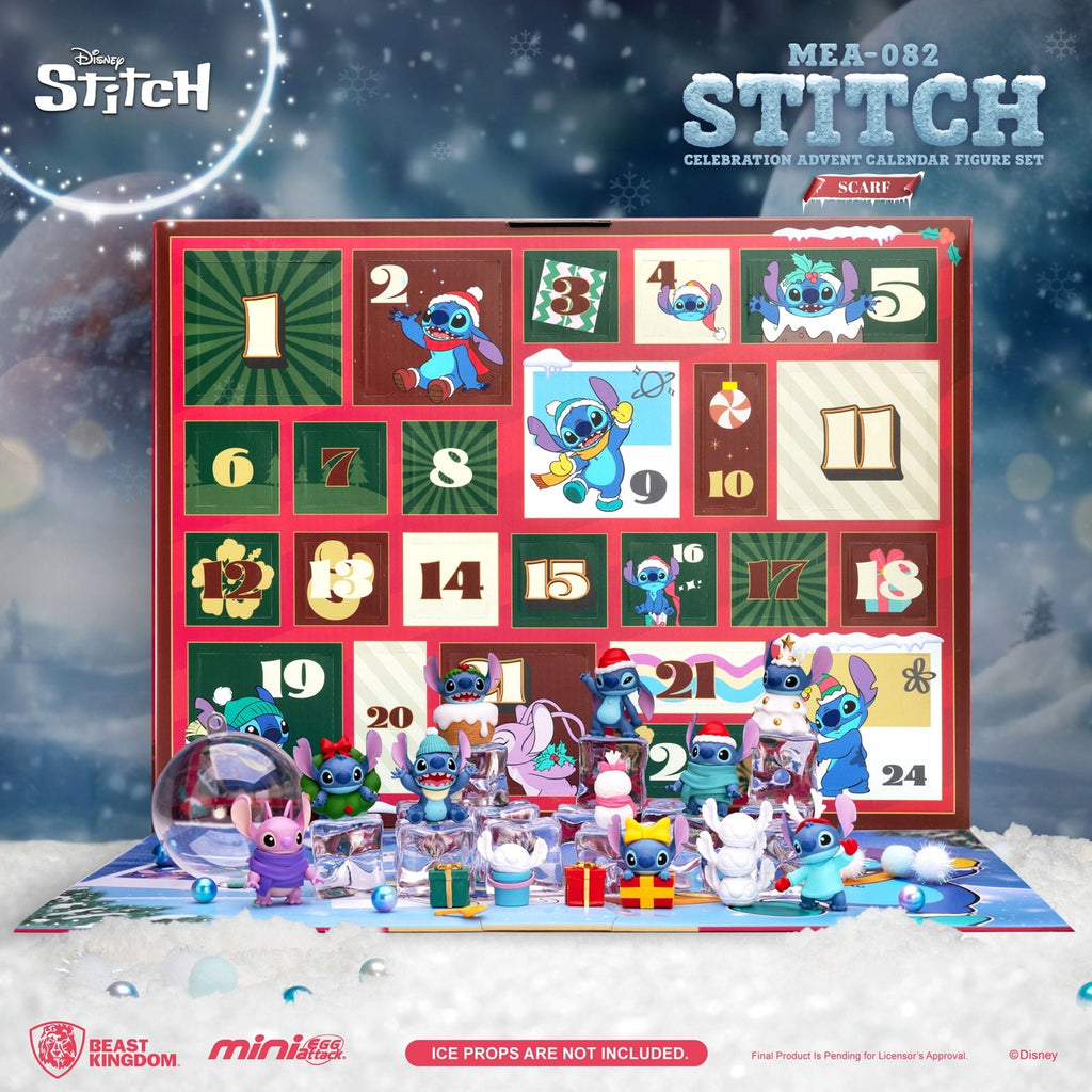 Immagine del prodotto Lilo & Stitch Calendario dell’Avvento Mini Egg Attack Stitch Celebration Set di figure (Cookie) 10 cm