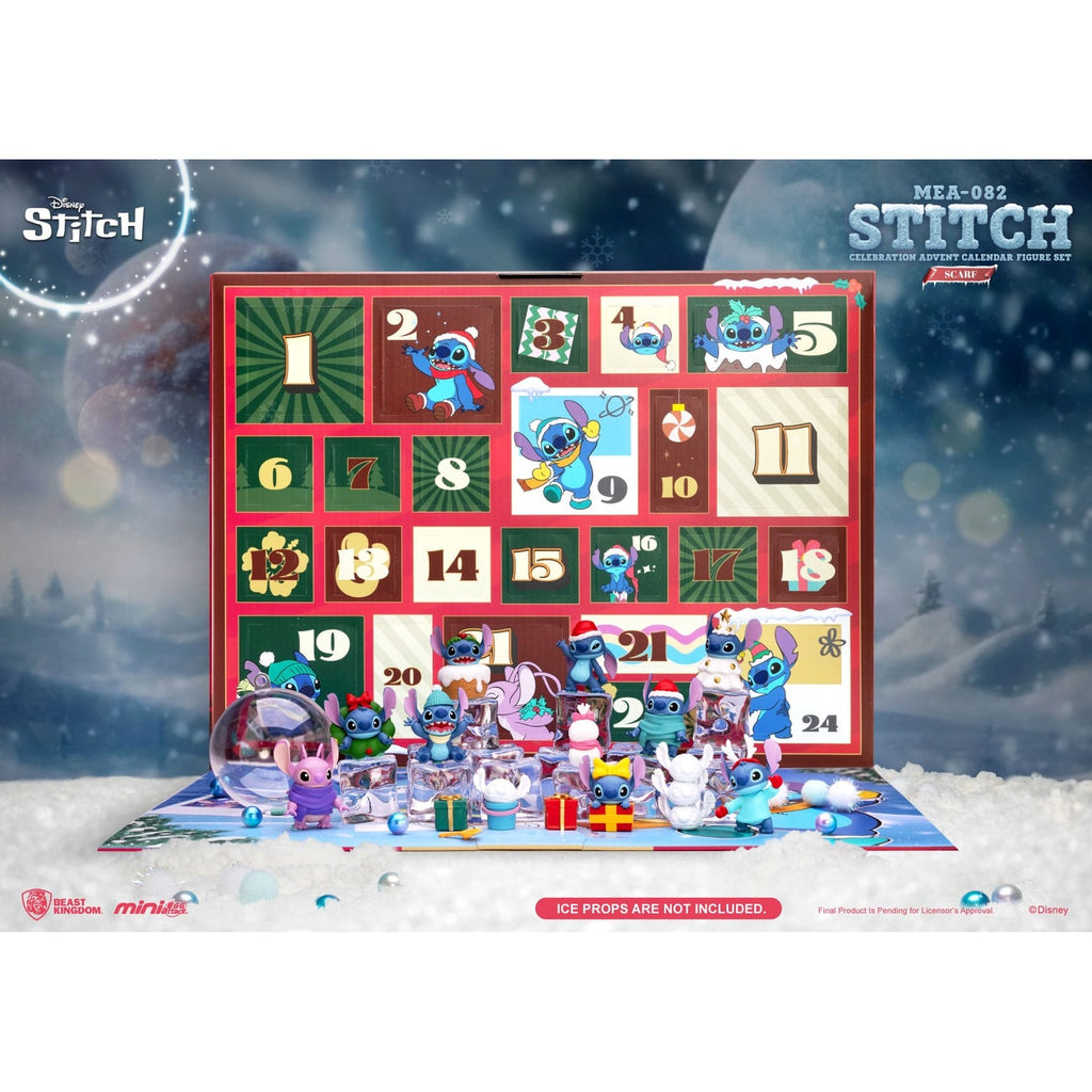 Immagine del prodotto Lilo & Stitch Calendario dell’Avvento Mini Egg Attack Stitch Celebration Set di figure (Cookie) 10 cm