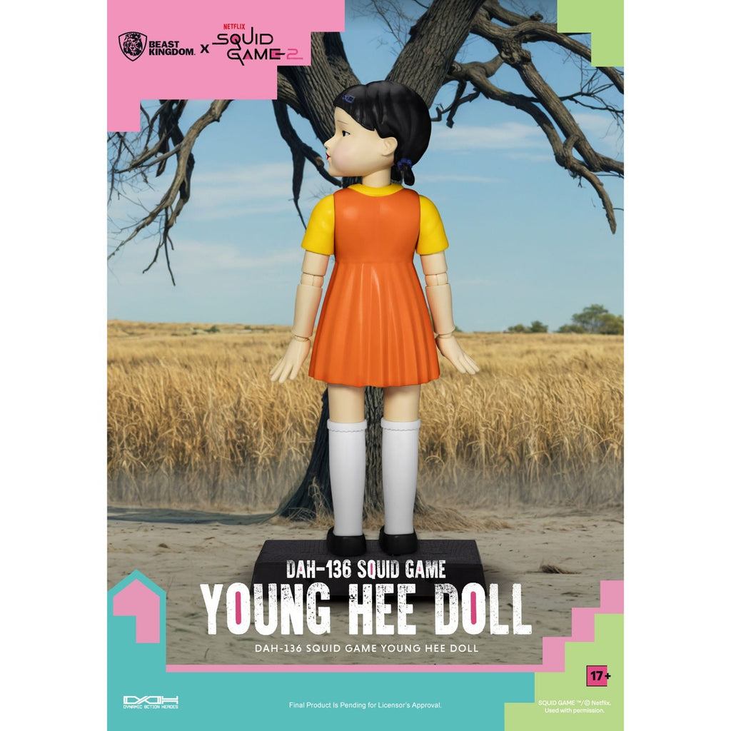 Immagine del prodotto Action figure Squid Game con suono Young Hee Doll 30 cm