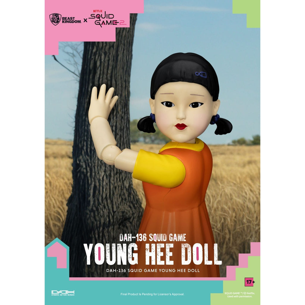 Immagine del prodotto Action figure Squid Game con suono Young Hee Doll 30 cm