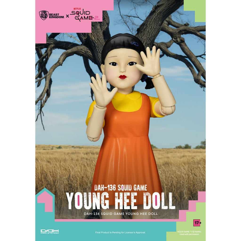 Immagine del prodotto Action figure Squid Game con suono Young Hee Doll 30 cm