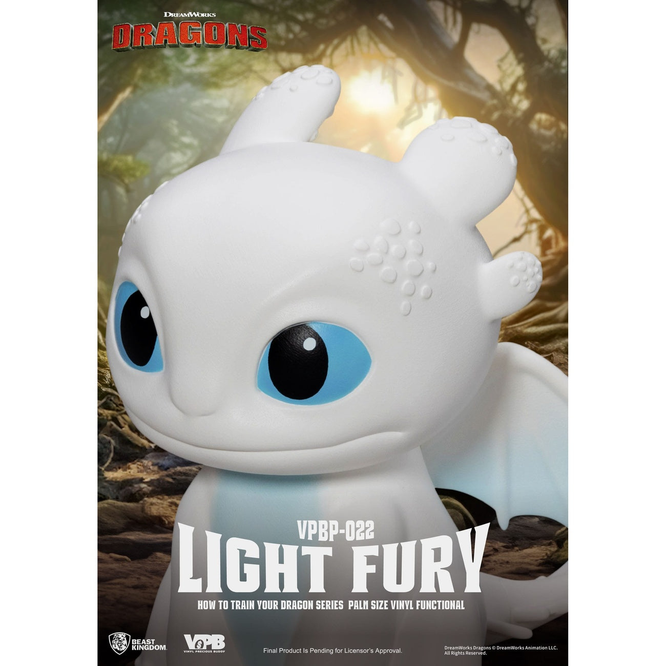 Immagine del prodotto Dragon Trainer Piggy Salvadanaio in vinile Light Fury 12 cm