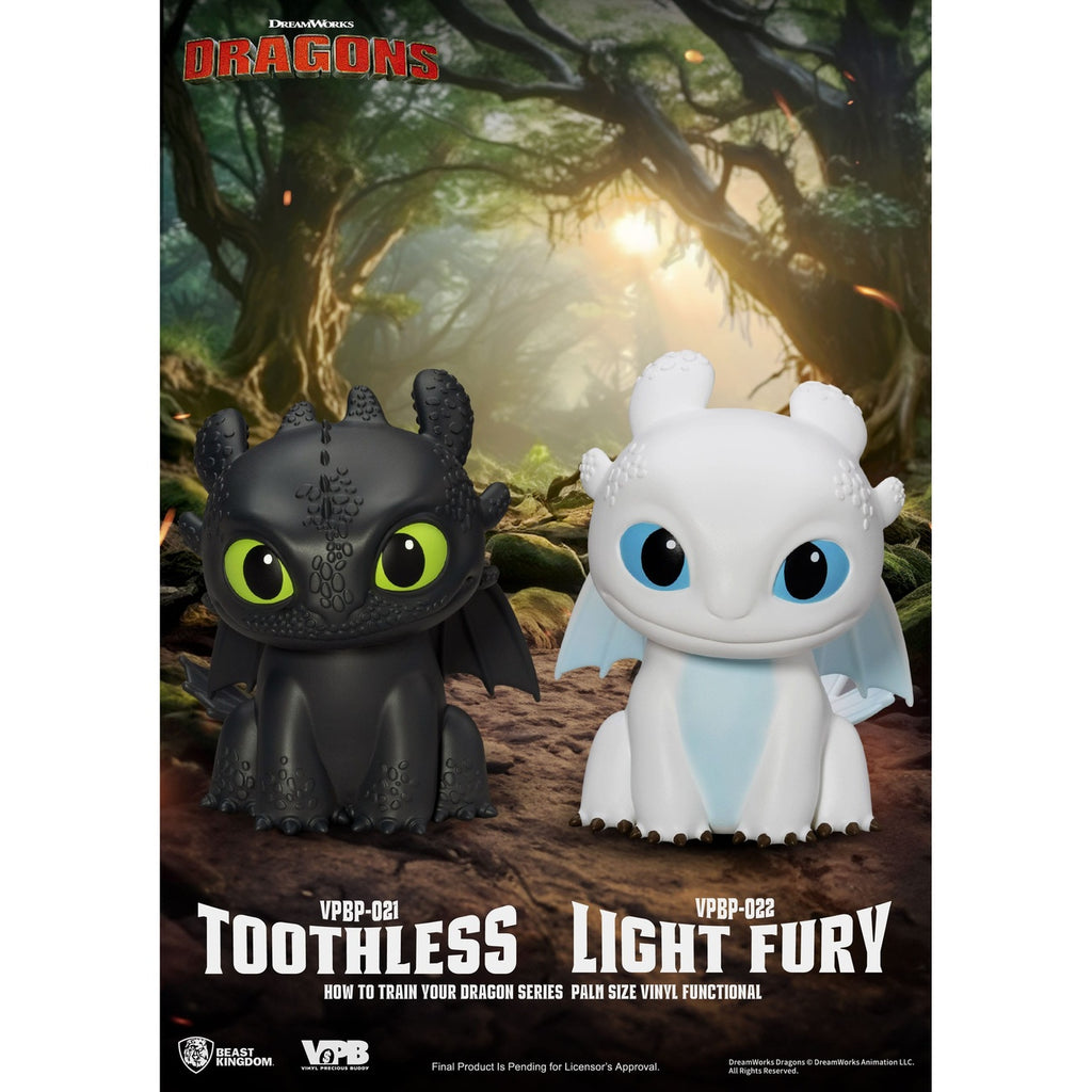 Immagine del prodotto Dragon Trainer Piggy Salvadanaio in vinile Light Fury 12 cm