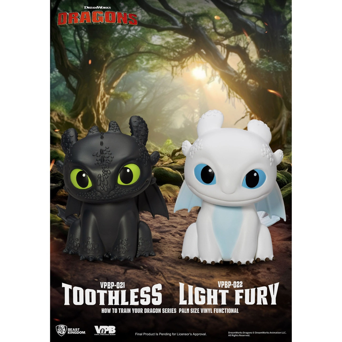 Immagine del prodotto Dragon Trainer Piggy Salvadanaio in vinile Light Fury 12 cm