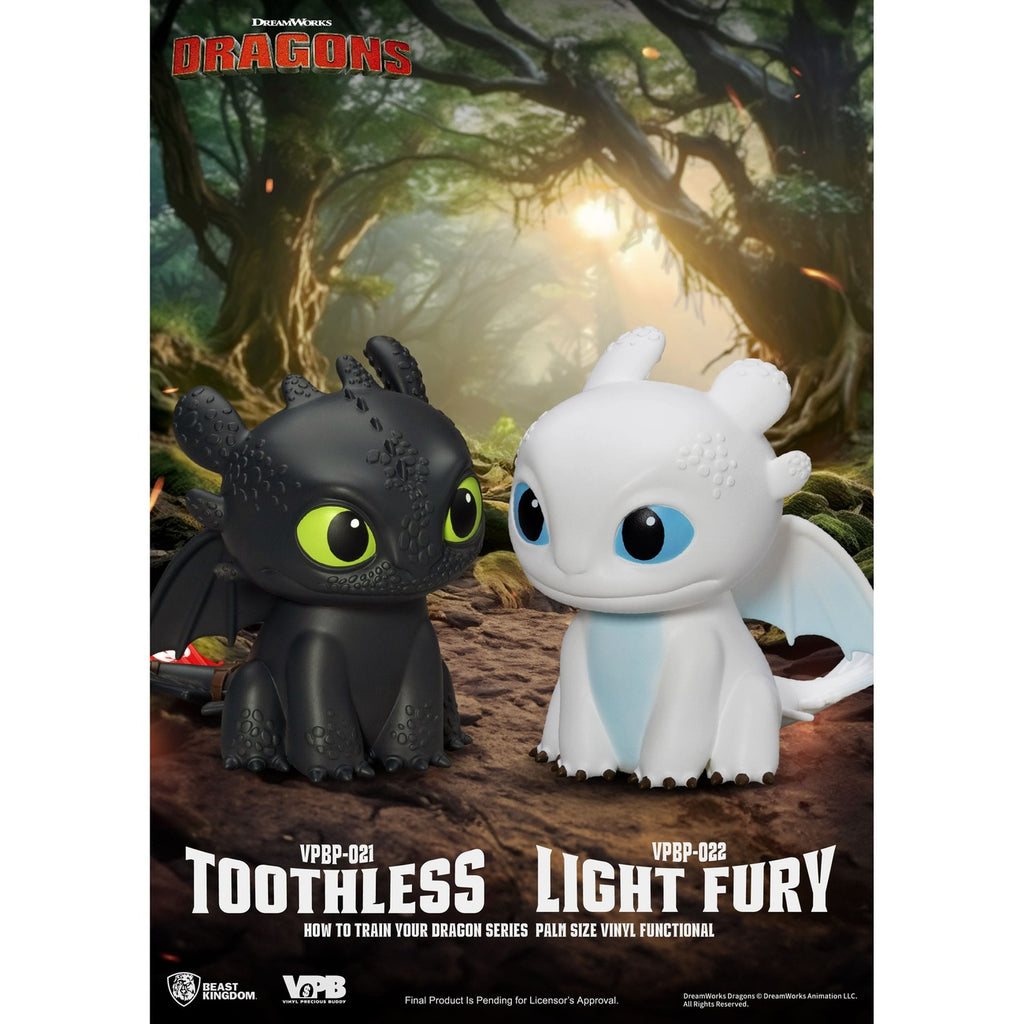 Immagine del prodotto Dragon Trainer Piggy Salvadanaio in vinile Light Fury 12 cm