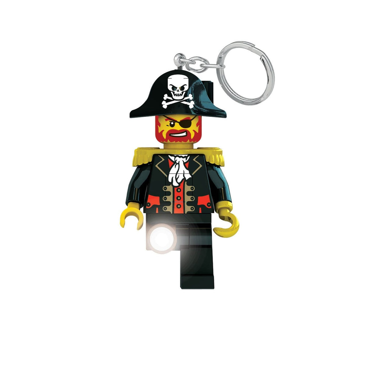 Immagine del prodotto Portachiavi LEGO Iconic con funzione luminosa Captain Brickbeard 8 cm
