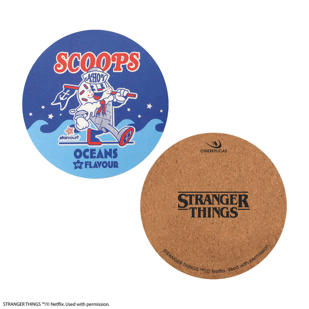 Immagine del prodotto Stranger Things Sottobicchieri Scoops Ahoy Confezione da 4