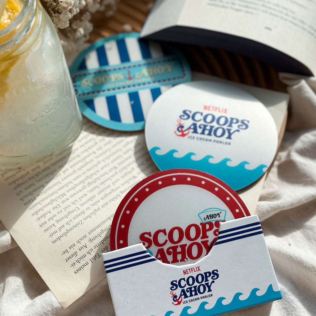 Immagine del prodotto Stranger Things Sottobicchieri Scoops Ahoy Confezione da 4