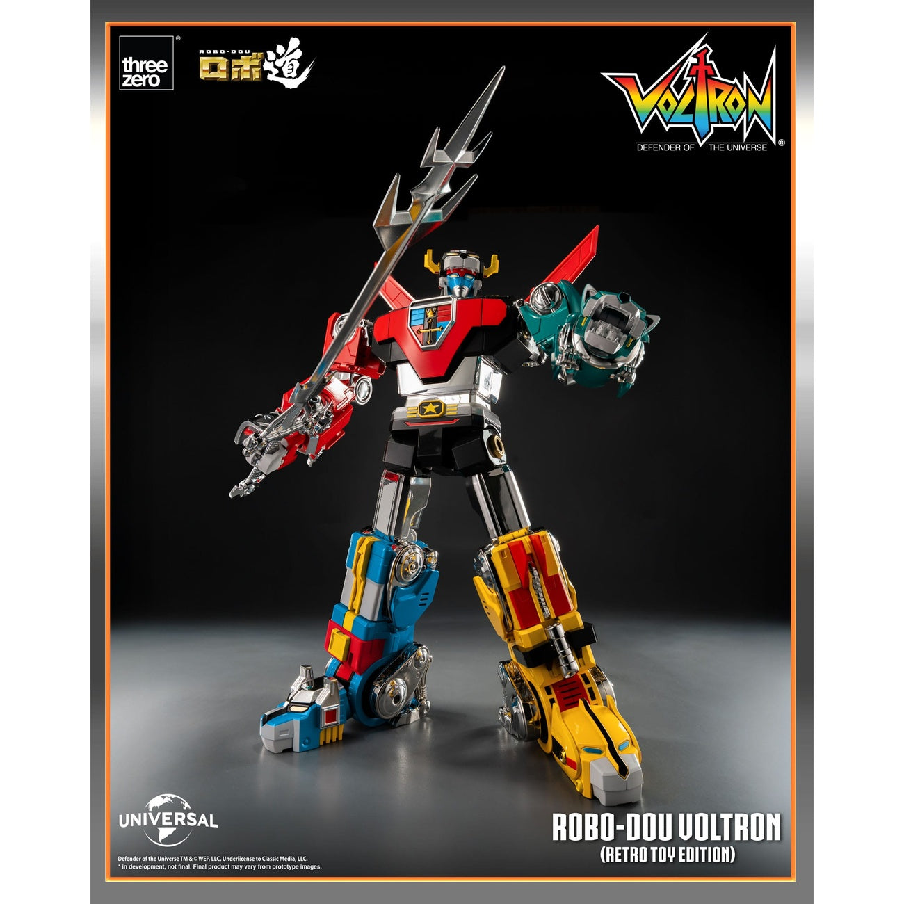 Immagine del prodotto Voltron: Defender of the Universe action figure Robo-Dou Voltron Retro Toy Edition 27 cm