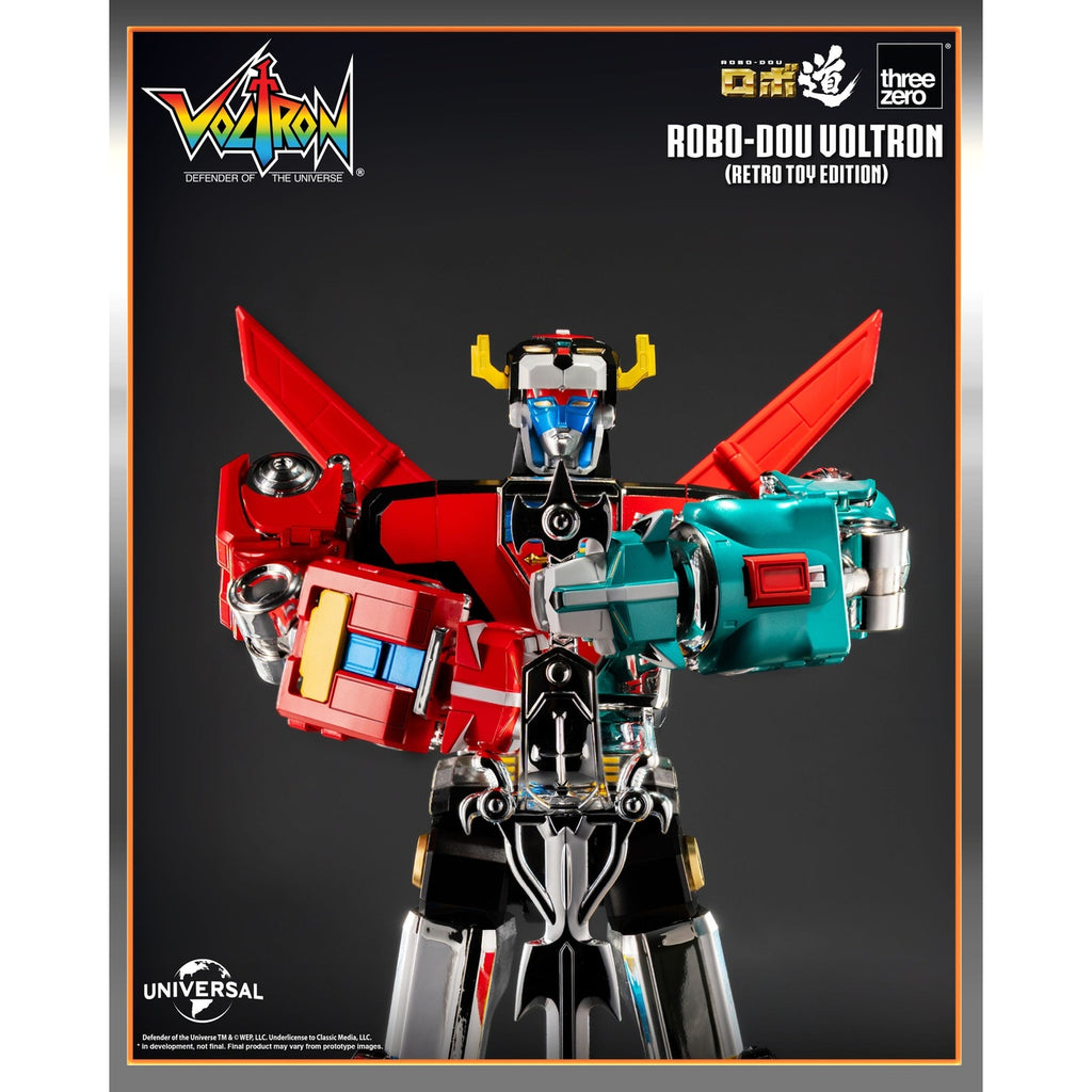 Immagine del prodotto Voltron: Defender of the Universe action figure Robo-Dou Voltron Retro Toy Edition 27 cm