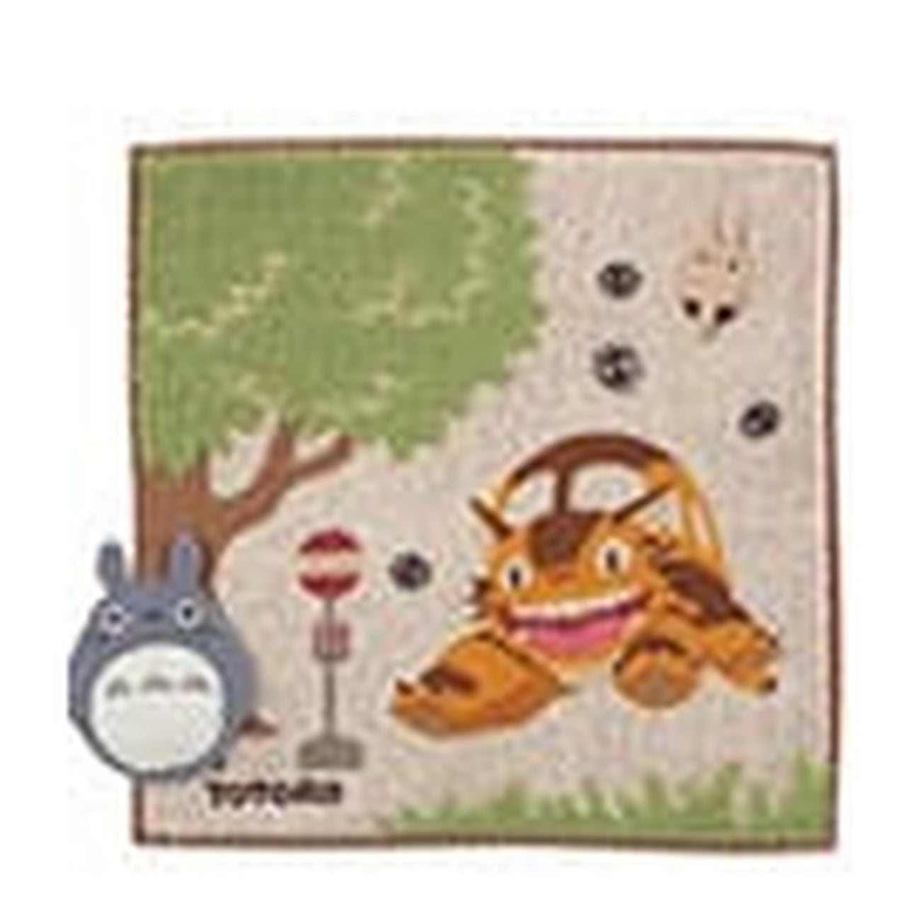Immagine del prodotto Il mio vicino Totoro mini asciugamano Fermata dell’autobus 25 x 25 cm