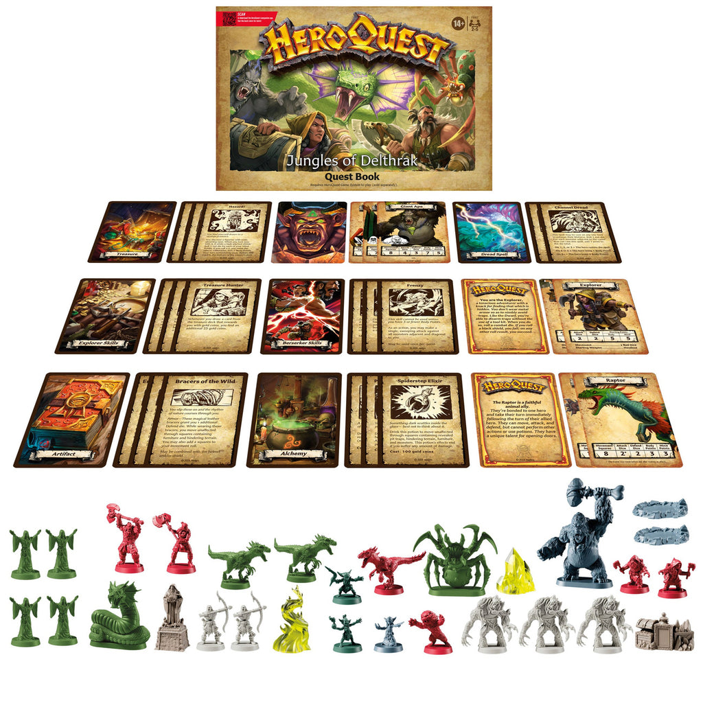 Immagine del prodotto HeroQuest Espansione gioco da tavolo Jungles of Delthrak Adventure Pack *Versione inglese*