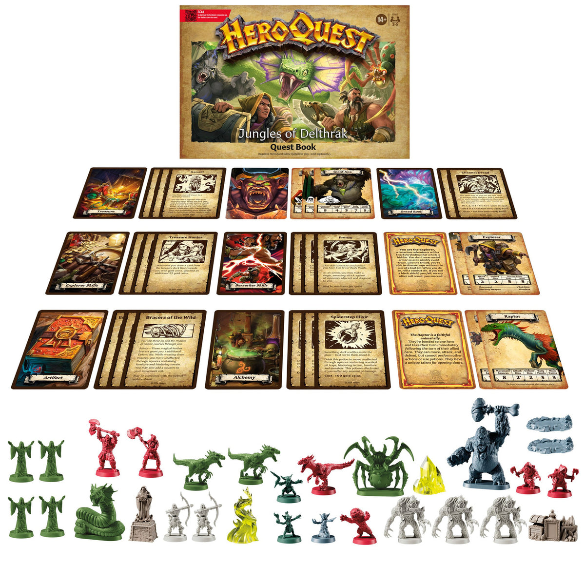 Immagine del prodotto HeroQuest Espansione gioco da tavolo Jungles of Delthrak Adventure Pack *Versione inglese*