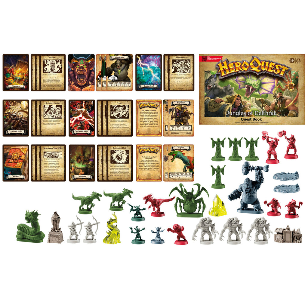 Immagine del prodotto HeroQuest Espansione gioco da tavolo Jungles of Delthrak Adventure Pack *Versione inglese*