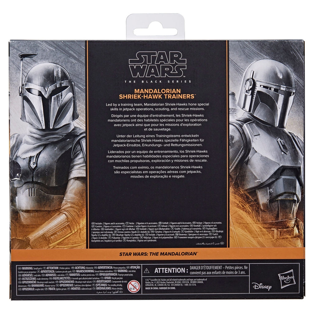 Product image Star Wars: The Mandalorian Black Series Action Figure 2-Pack Mandalorian & Shriek-Hawk Trainer 15 cm