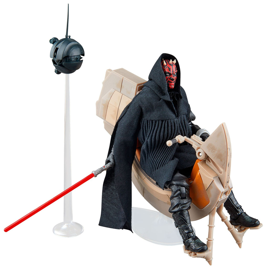 Immagine del prodotto Star Wars Episodio I Black Series Veicolo con Action Figure Darth Maul & Sith Speeder 25th Anniversary