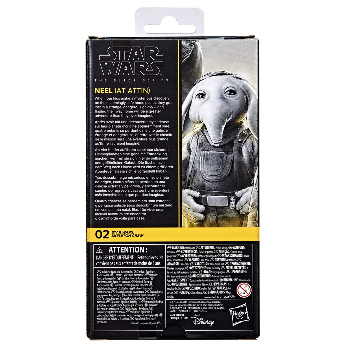 Immagine del prodotto Star Wars: Skeleton Crew action figure Black Series Neel (At Attin) 15 cm