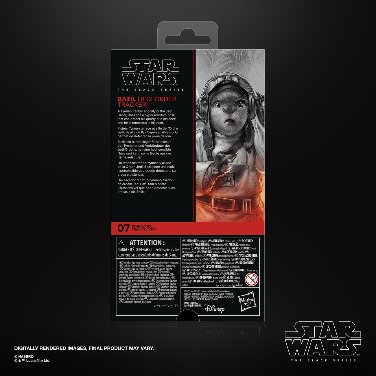 Immagine del prodotto Star Wars: The Acolyte action figure Black Series Bazil (Jedi Order Tracker) 10 cm