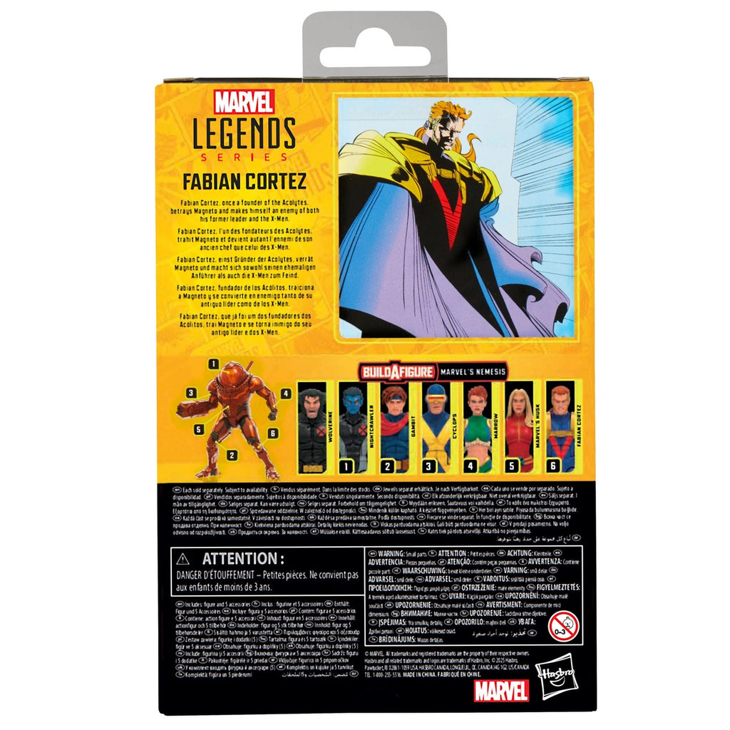 Immagine del prodotto X-Men Marvel Legends action figure Fabian Cortez (BAF: Marvel's Nemesis) 15 cm