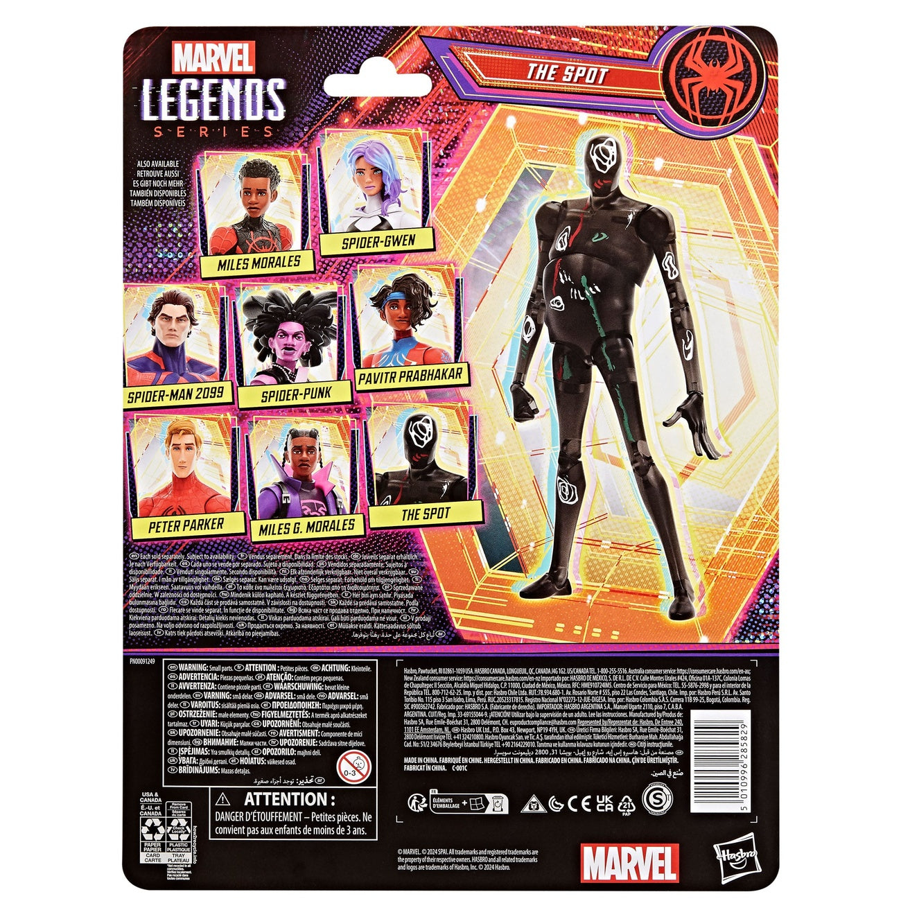 Product image Spider-Man: Across the Spider-Verse Marvel Legends Action Figure The Spot 15 cm