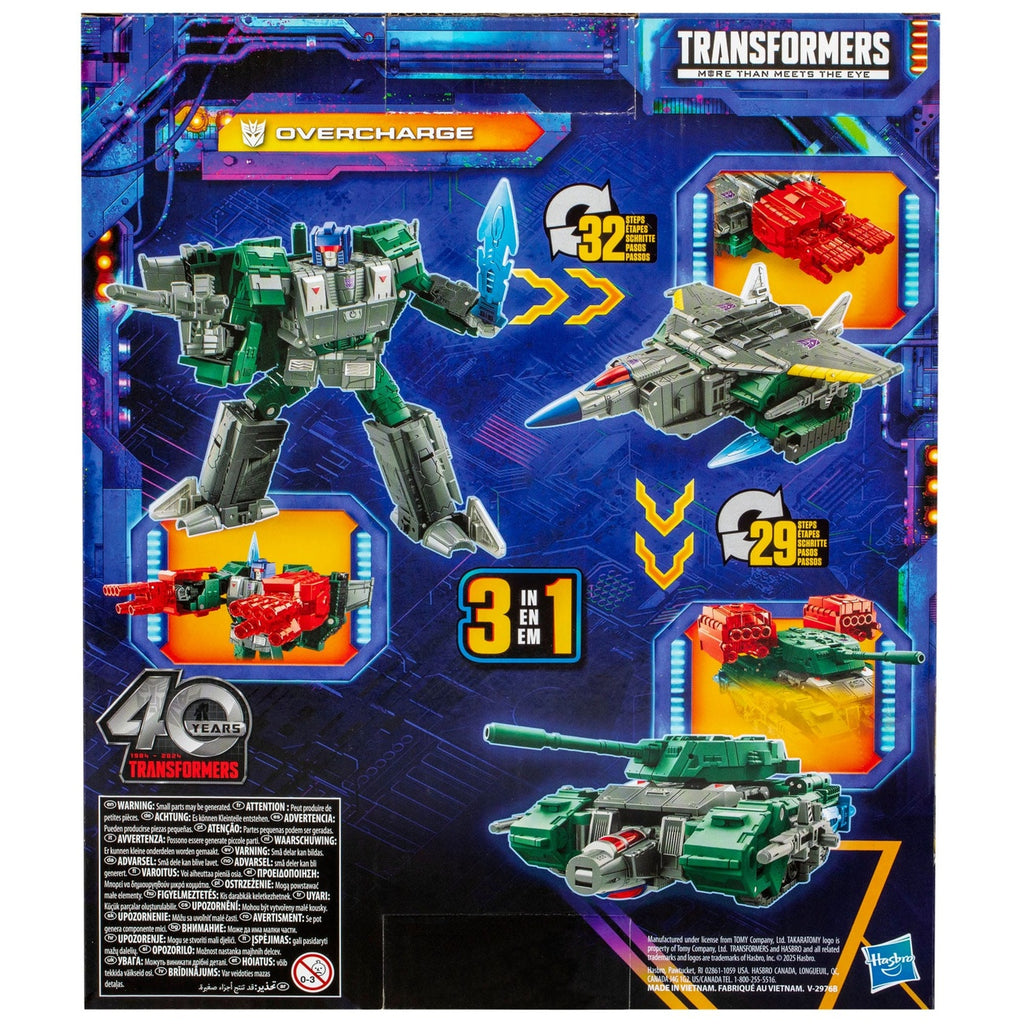 Immagine del prodotto Transformers Generations Legacy United action figure Leader Class Overcharge 19 cm