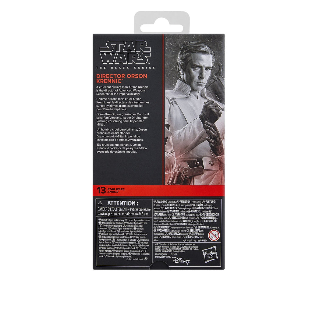 Immagine del prodotto Star Wars: Andor action figure Black Series Director Orson Krennic 15 cm