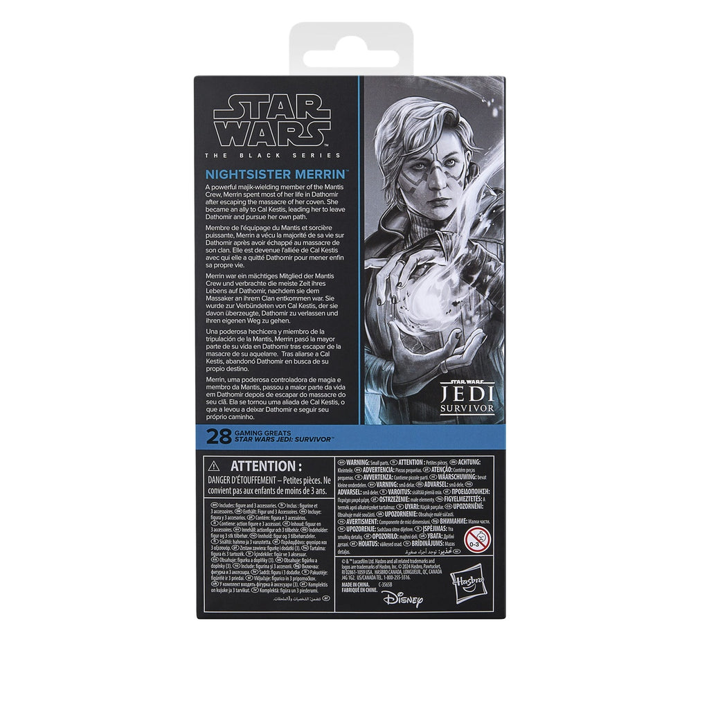 Immagine del prodotto Star Wars Jedi: Survivor action figure Black Series Nightsister Merrin 15 cm