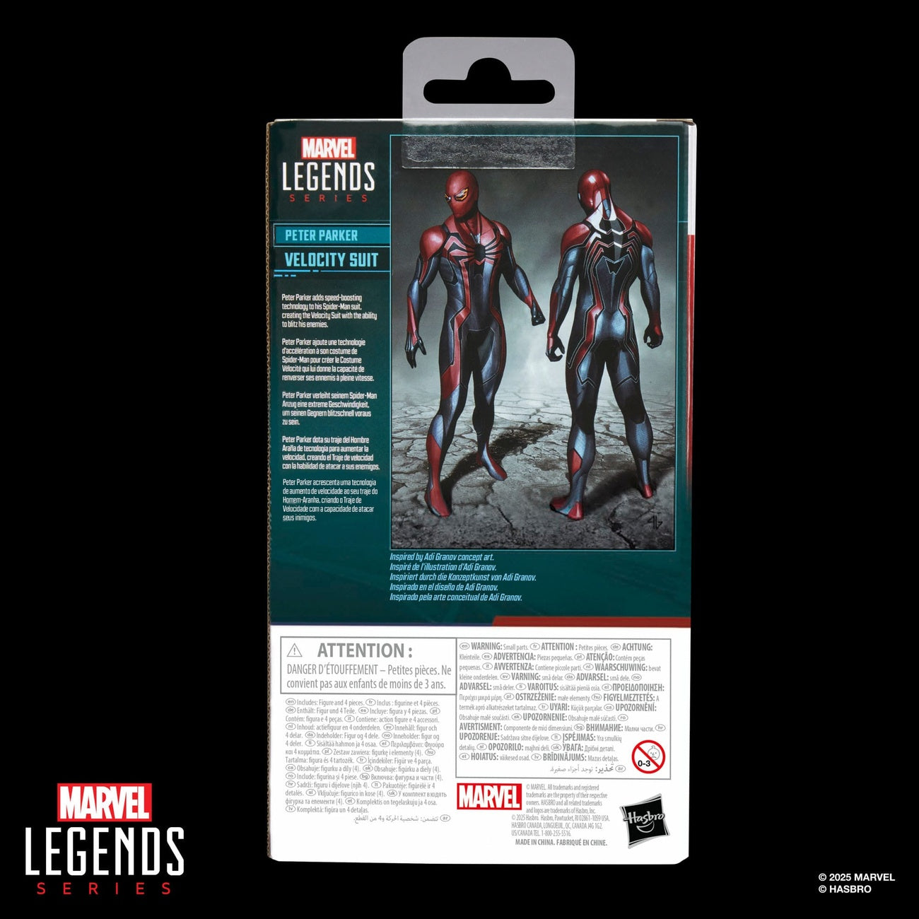 Immagine del prodotto Spider-Man Marvel Legends Gamerverse Action figure Peter Parker Velocity Suit 15 cm