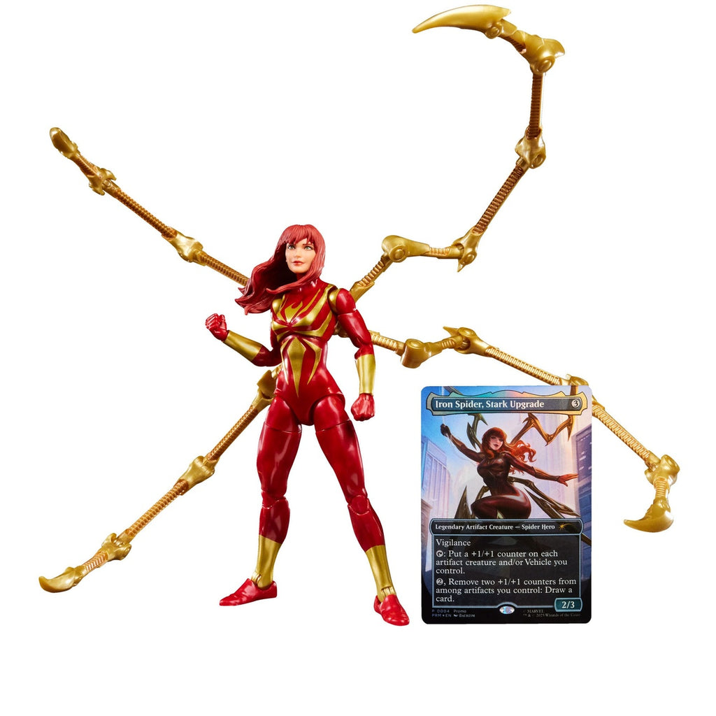 Product image Marvel Legends Magic: The Gathering Action Figure Mary Jane Watson (Iron Spider) (plus exclusive foil card) 15 cm