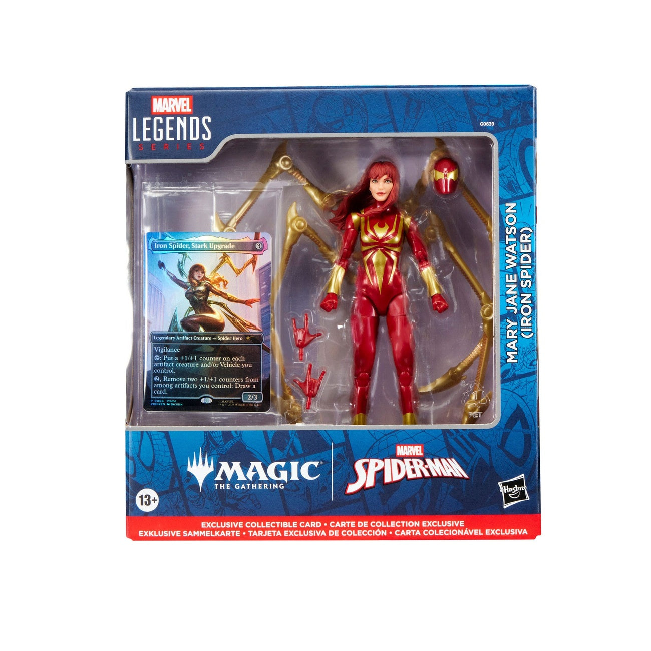 Product image Marvel Legends Magic: The Gathering Action Figure Mary Jane Watson (Iron Spider) (plus exclusive foil card) 15 cm